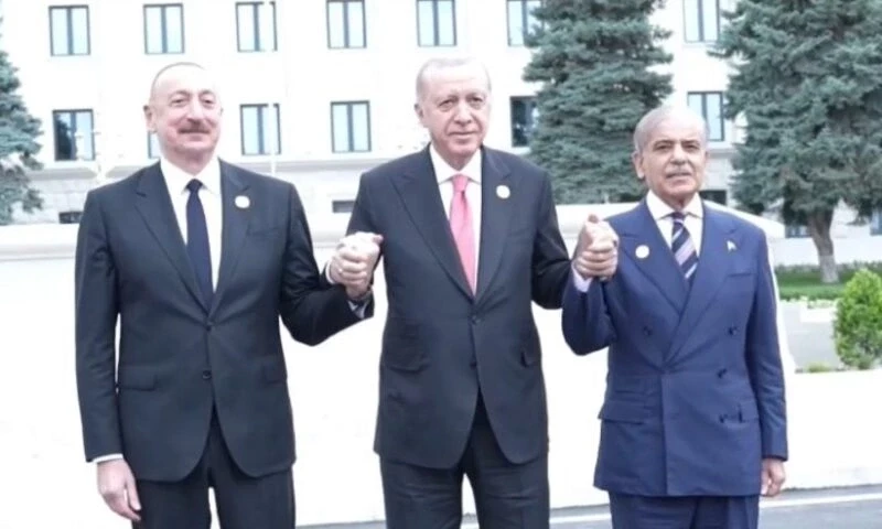 What Led shehbaz, Erdogan, and Aliyev to walk hand in hand after the ECO Summit in Khankendi