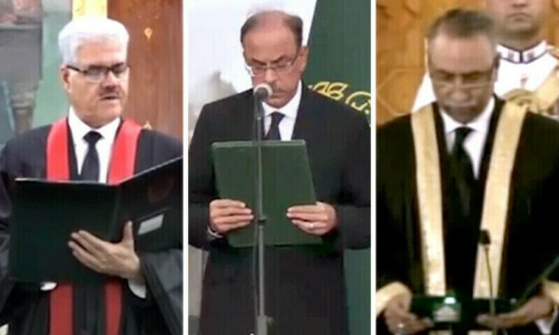 New Chief Justices Sworn In for Sindh, Peshawar, and Islamabad High Courts