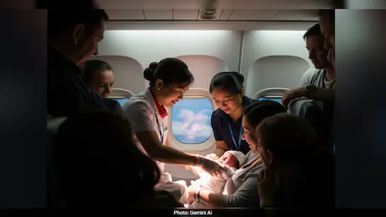 Thai Woman Gives Birth Mid-Flight on Air India Express from Muscat to Mumbai