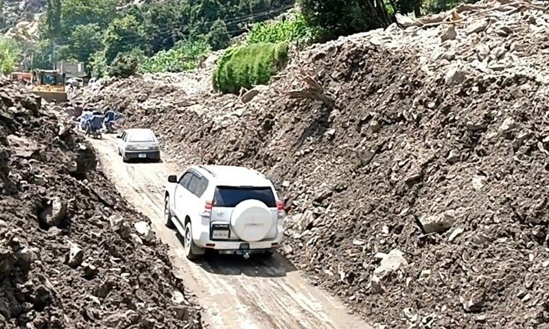 Babusar Highway Partially Reopens as Search and Restoration Efforts Continue in Flood-Hit Gilgit-Baltistan Babusar Highway was partially reopened today