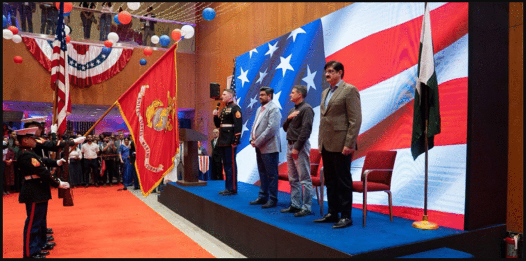 US Consulate in Karachi celebrates 249th anniversary of American independence US Consulate Karachi Independence Day