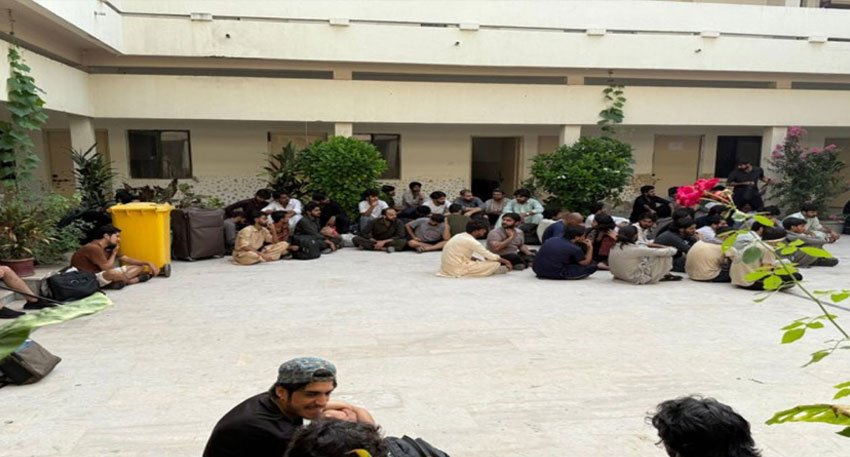 Dozens of QAU students arrested over dispute of vacating hostels Police raid QAU hostels after students refused to vacate hostels