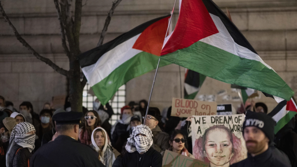 Columbia University Disciplines Students Over Pro-Palestinian Protest Amid Funding Dispute Columbia University