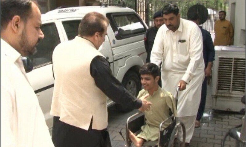 Disabled Teen from Charsadda tops in matric exam with stunning 890 Marks A biology teacher at his school, Abdullah Jan, called him an example for the world, saying, “His success is a motivation for students.”