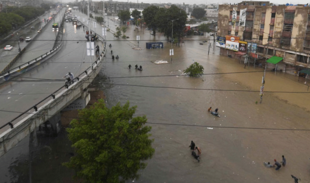 Karachi heavy rains and flooding