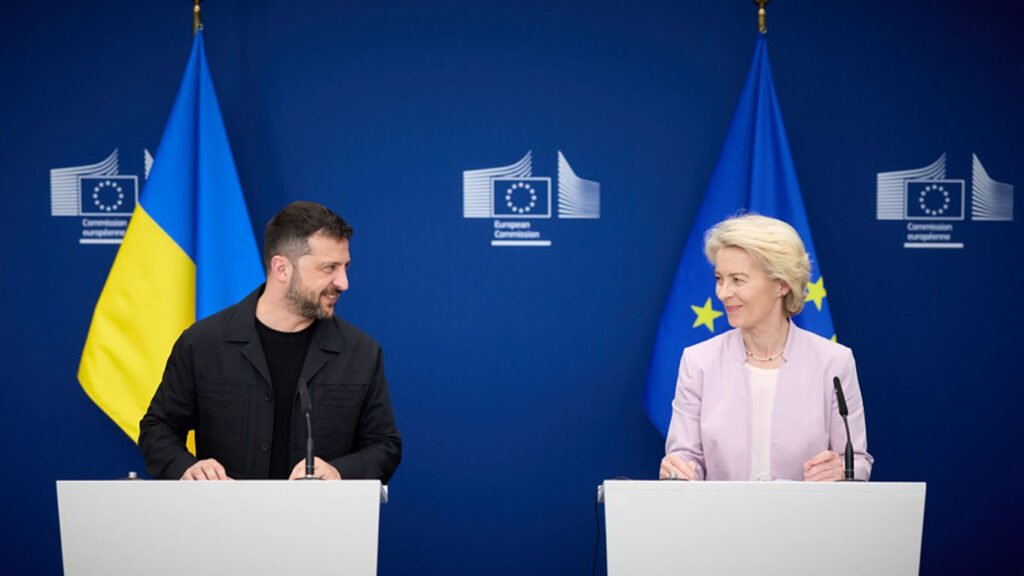 European Leaders Rally Behind Zelensky in Washington After Trump Drops Ukraine Ceasefire Push