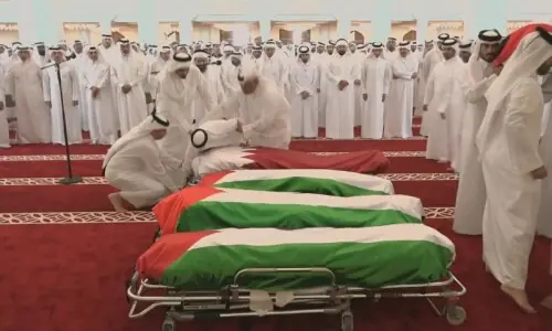 Funeral Held for Six Victims of Israel-Qatar Strike