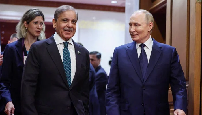 Putin to PM Shehbaz: Russia Seeks Stronger Ties with Pakistan
