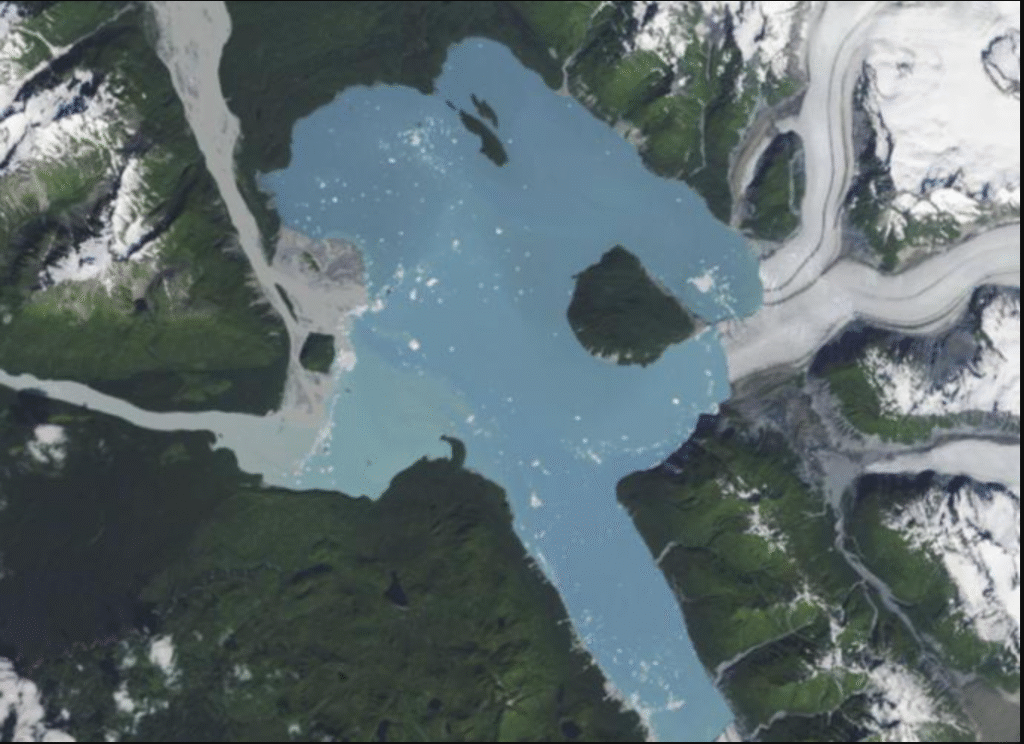 NASA Discovers New Island in Alaska as Glacier Retreats NASA Alaska new island glacier melt