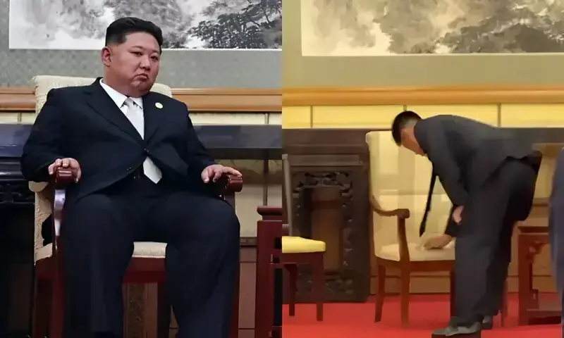 Kim’s Staff Erase His Traces After Putin Meeting in Beijing North Korean leader Kim