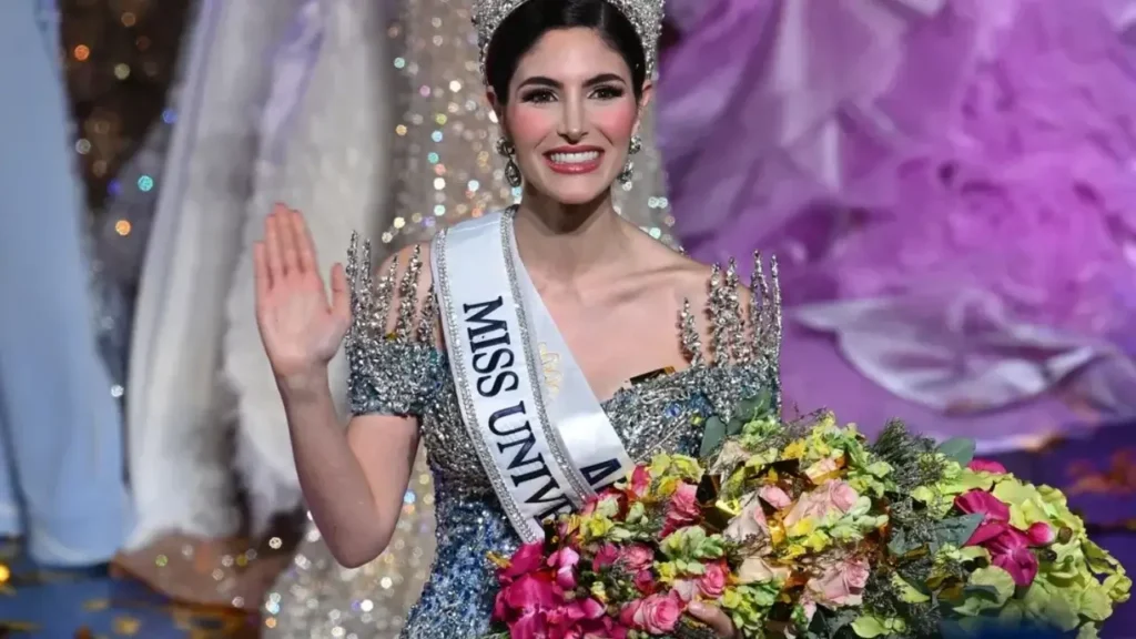 Nadine Ayoub Becomes First Palestinian to Compete in Miss Universe Nadine Ayoub, first Palestinian lady to contest Miss Universe title