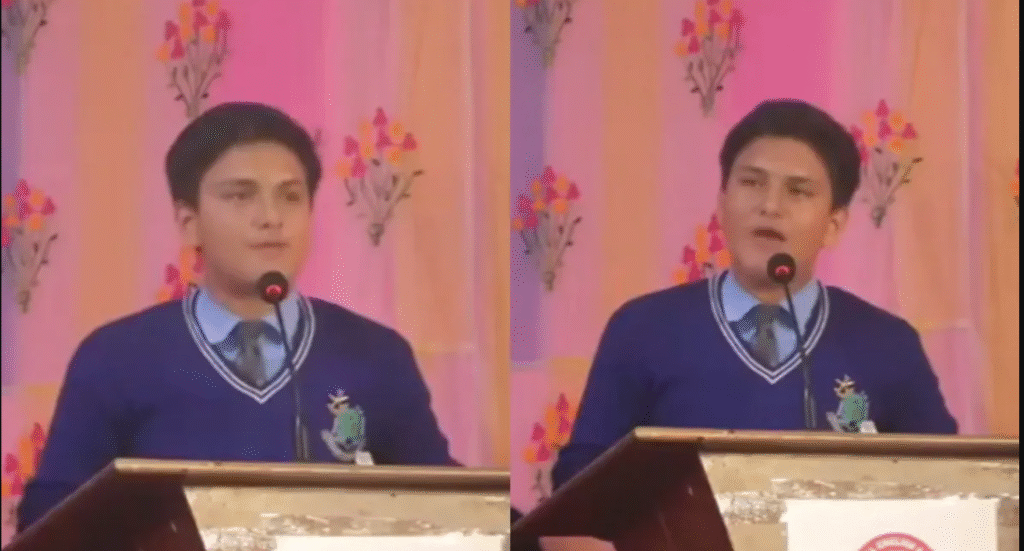 Old Nepali Schoolboy Speech Goes Viral Amid Political Upheaval and Youth-Led Protests Nepali schoolboy speech against corruption