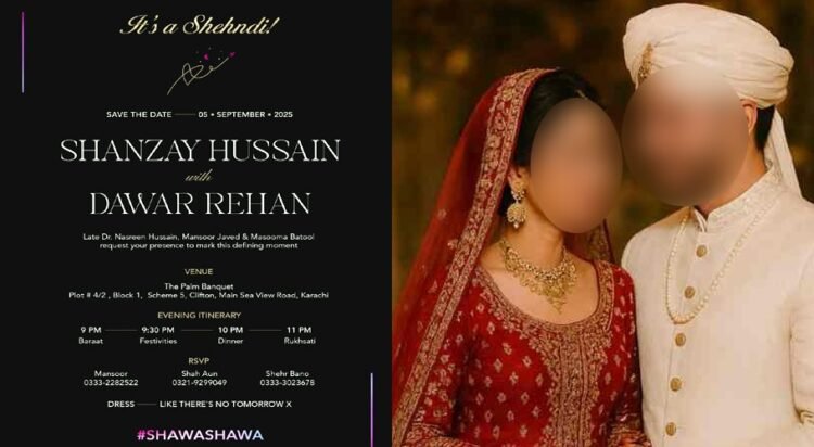 First Ever Digital Salami Trend Spotted at Karachi Wedding