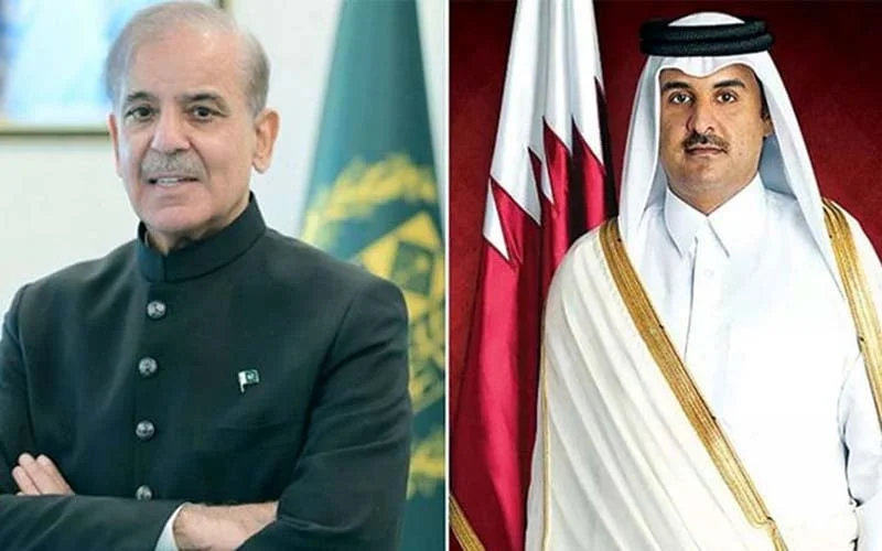 PM Shehbaz Condemns Israeli Airstrikes in Call with Qatari Emir