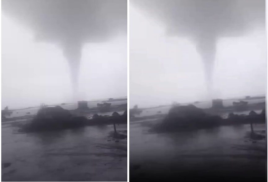 Rare Tornado Spotted in Tandlianwala, Faisalabad Sparks Climate Change Concerns rare tornado in Faisalabad