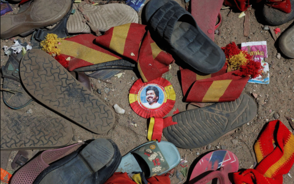 India Police Register Case Against Actor Vijay’s Party After Deadly Stampede in Tamil Nadu Vijay party stampede Tamil Nadu