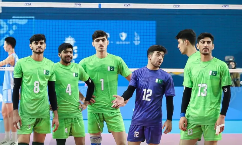Pakistan Volleyball Team Nears Gold at Asian Youth Games