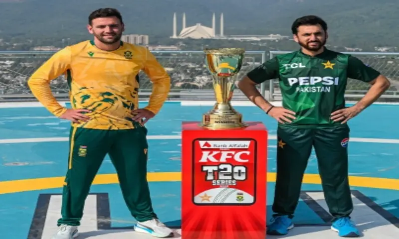 Pakistan, South Africa to Kick Off T20 Series in Rawalpindi Tomorrow