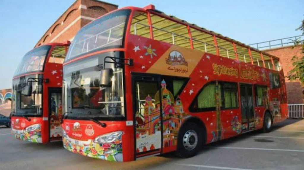 Punjab Launches Double-Decker Tourism Bus Linking Lahore and Sheikhupura’s Heritage Sites Lahore Sheikhupura double-decker tourism bus