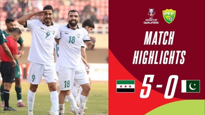 Syria Cruise Past Pakistan with Dominant 5-0 Victory in AFC Asian Cup Qualifier Syria crushed Pakistan 5-0 in AFC Asian Cup 2027 qualifying