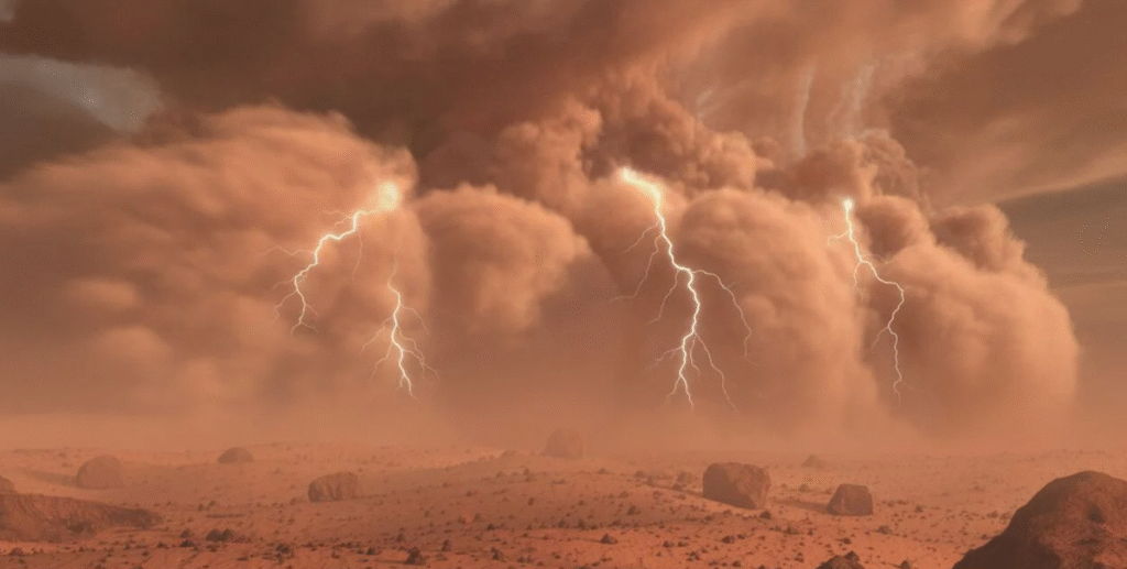 NASA Rover Detects First Evidence of Lightning on Mars Amid Dust Storms Mars lightning detection