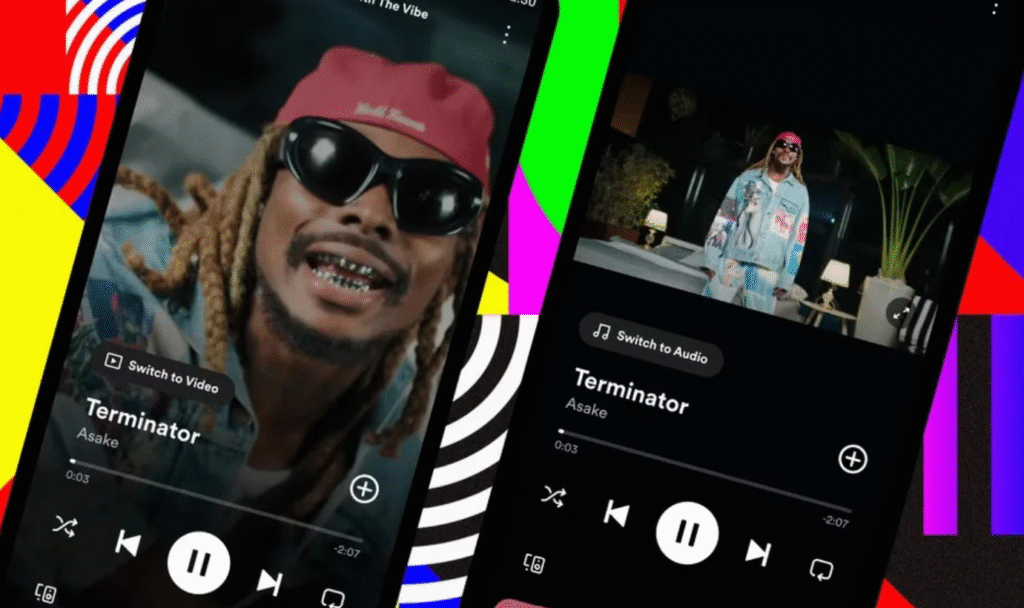 Spotify music videos feature