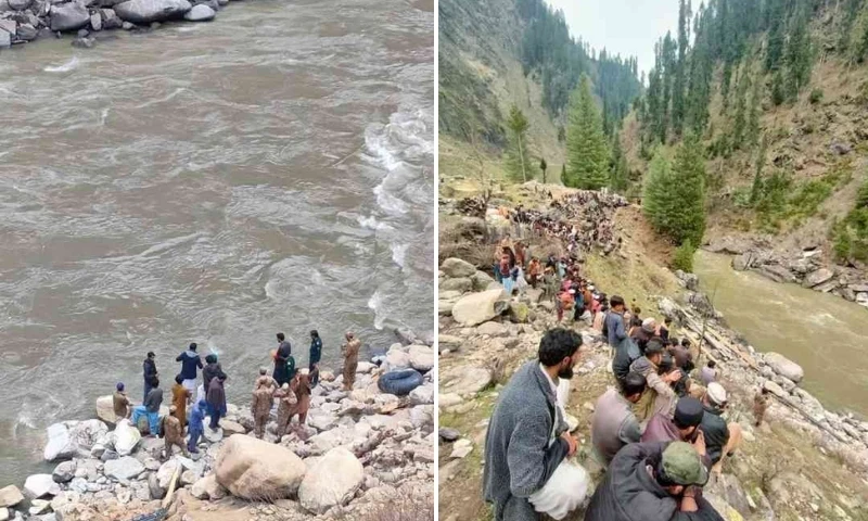 Van Plunges Into River in AJK, Several Passengers Feared Missing