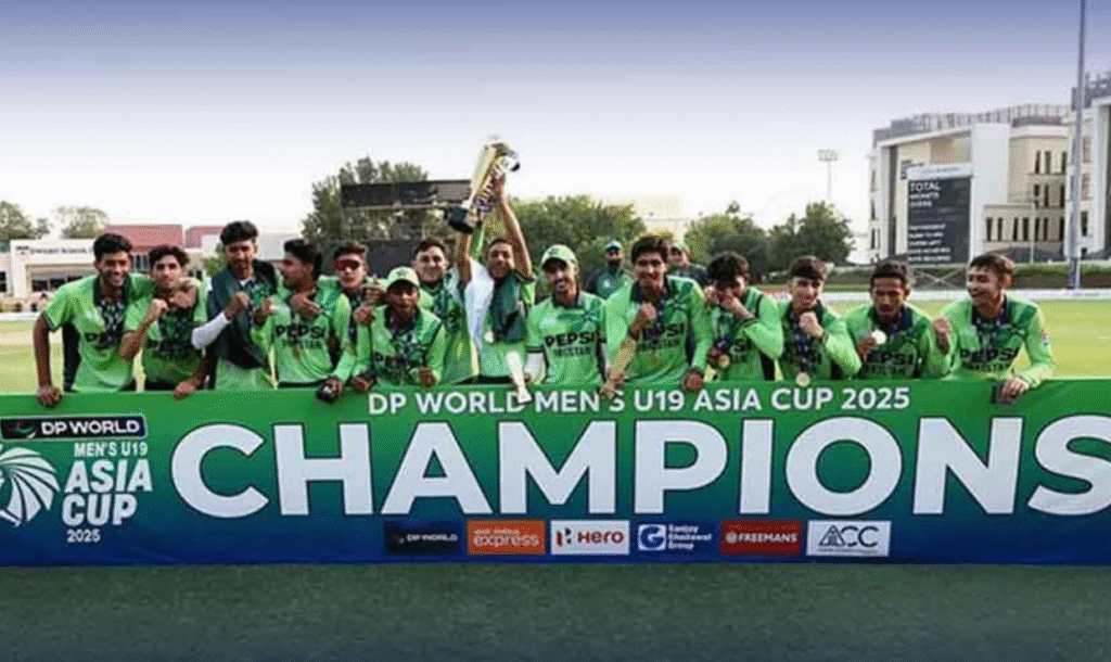 Pakistan U-19 Team Returns to Hero’s Welcome After Crushing India to Lift Asia Cup Pakistan’s Under-19 cricket champions returned home to rapturous celebrations after a historic 191-run victory over India.