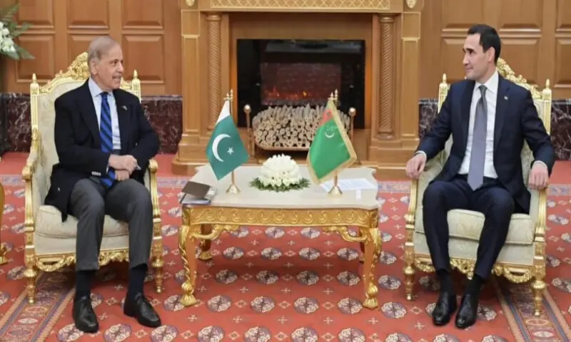PM Shehbaz Sharif Seeks Stronger Ties with Turkmenistan During Ashgabat Visit PM Shehbaz Sharif meets Turkmen president to enhance trade, connectivity and cooperation during Turkmenistan’s neutrality celebrations.