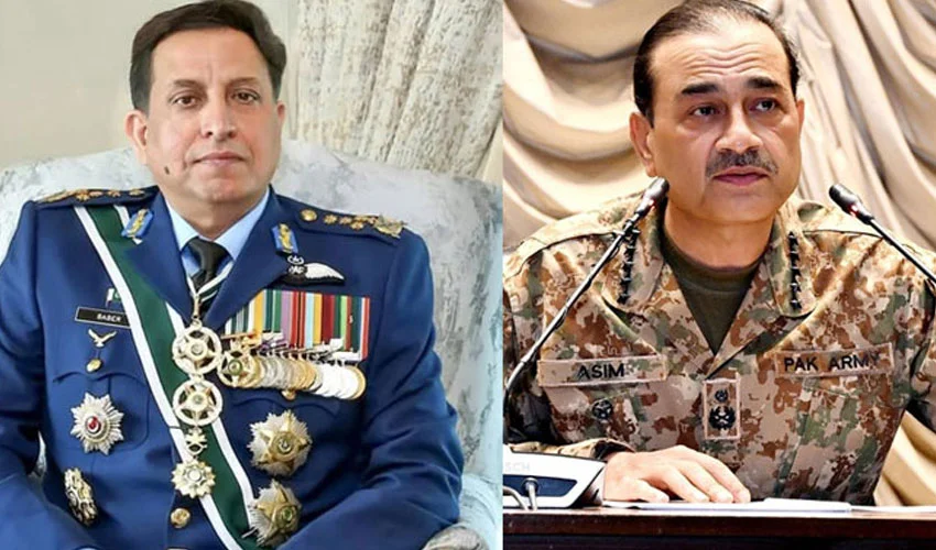 PAF chief tenure extended, Asim Munir’s appointment as CDF notified today Pakistan appoints Field Marshal Asim Munir as Chief of Defense Forces and extends Air Chief Sidhu’s tenure for two years.