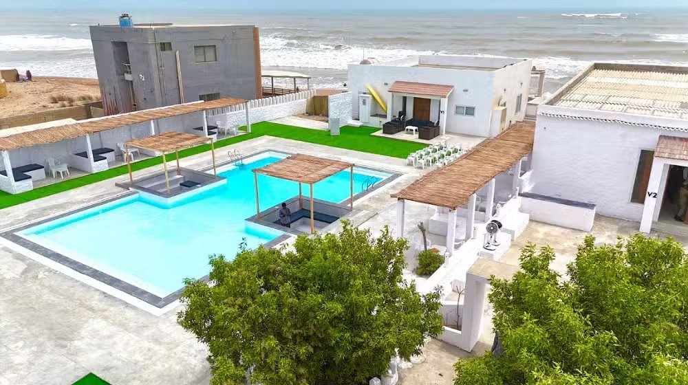 Cove Beach Resort Opens at Hawkโs Bay โ Karachi Enters a New Era of Coastal Tourism beach villa