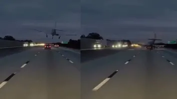 Small Plane Crashes Into Moving Car on Florida Highway; Miraculously No Fatalities