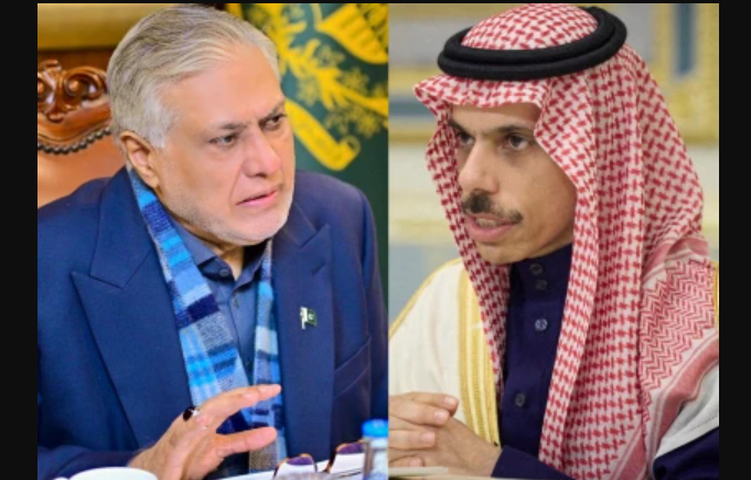 Dar and Saudi Foreign Minister Discuss Regional Developments and Strengthening Bilateral Ties Pakistan Saudi Arabia