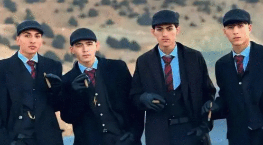 Afghan Men Questioned for Wearing ‘Peaky Blinders’ Outfits Taliban Afghans Peaky Blinders outfits