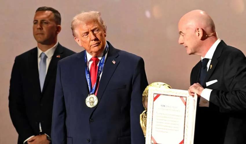 Donald Trump Receives First FIFA Peace Prize Donald Trump receives FIFA’s inaugural peace prize at the 2026 World Cup draw amid global scrutiny and controversy.