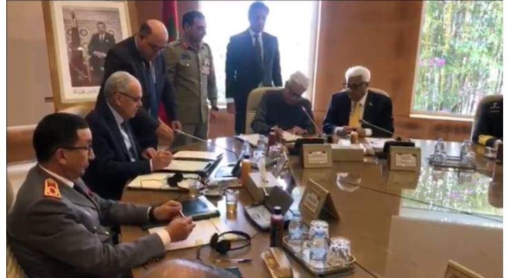 Pakistan and Morocco Sign MoU on Defence Cooperation