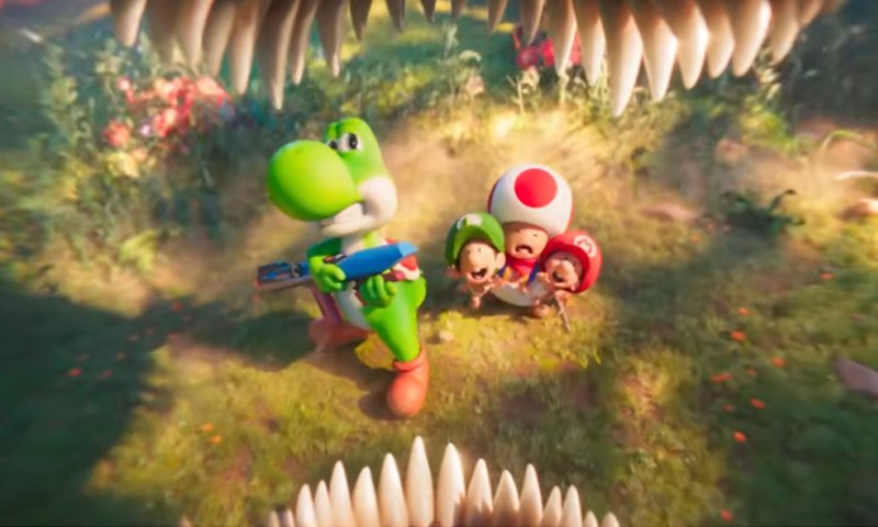 Yoshi Revealed in Super Mario Galaxy Movie super mario galaxy movie