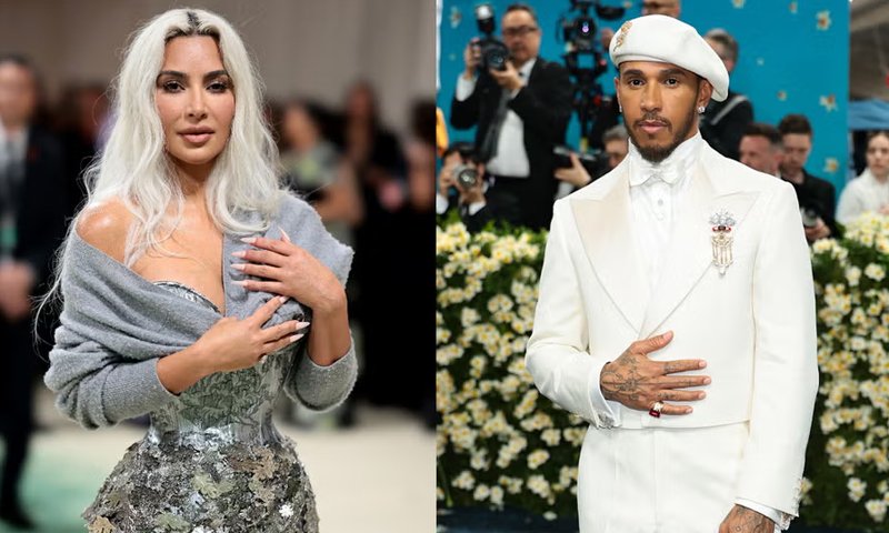 Kim & Lewis: Romance Rumors Fly After UK Getaway lewis hamilton