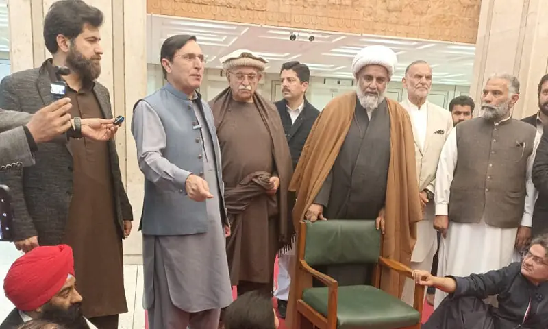 Imran Khan’s Parliament Sit-In Enters Second Day Amid Rising Tensions Over Eye Health