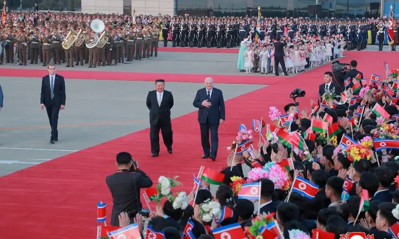 North Korea and Belarus sign friendship treaty during Lukashenko’s visit