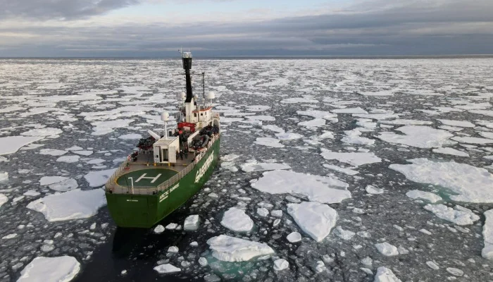Arctic sea ice hits record low, tying last year’s mark