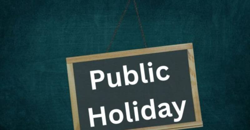 Public holiday declared on April 4 The provincial government declared holiday to observe the death anniversary of former prime minister Zulfikar Ali Bhutto.