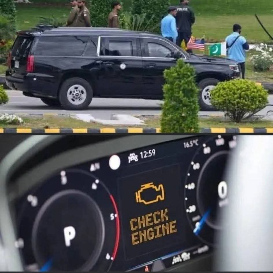 Vehicle Malfunction Reported Near Airport During High-Level Convoy Movement