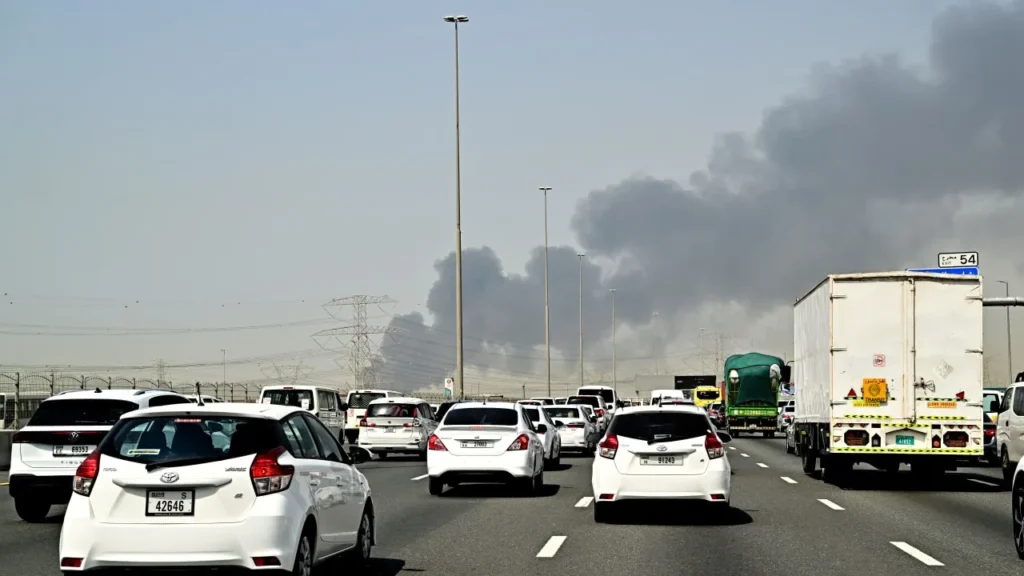 Debris from intercepted attacks hits UAE and Bahrain as regional tensions escalate