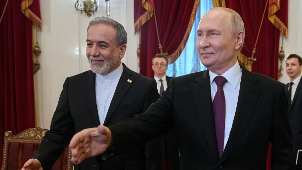 Putin and Iran’s foreign minister discuss regional peace and strategic cooperation in St. Petersburg