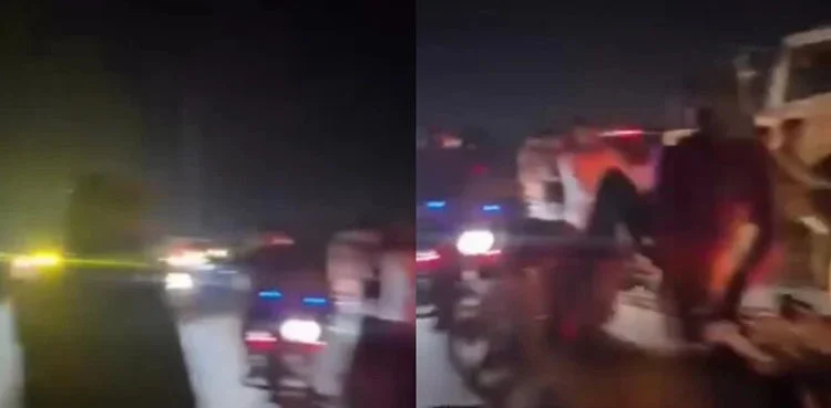 Robbers Set Up Fake Checkpoint on Karachi Bridge, Spark Panic