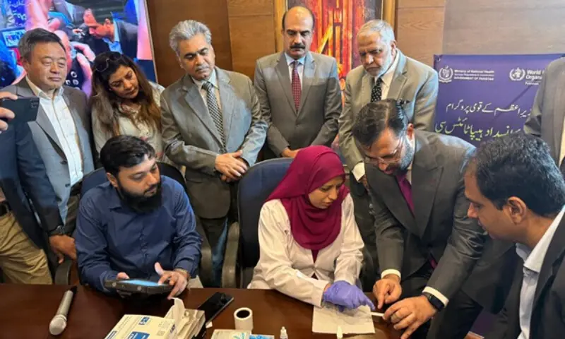 Pakistan Launches Massive National Campaign With WHO to Eliminate Hepatitis C by 2030