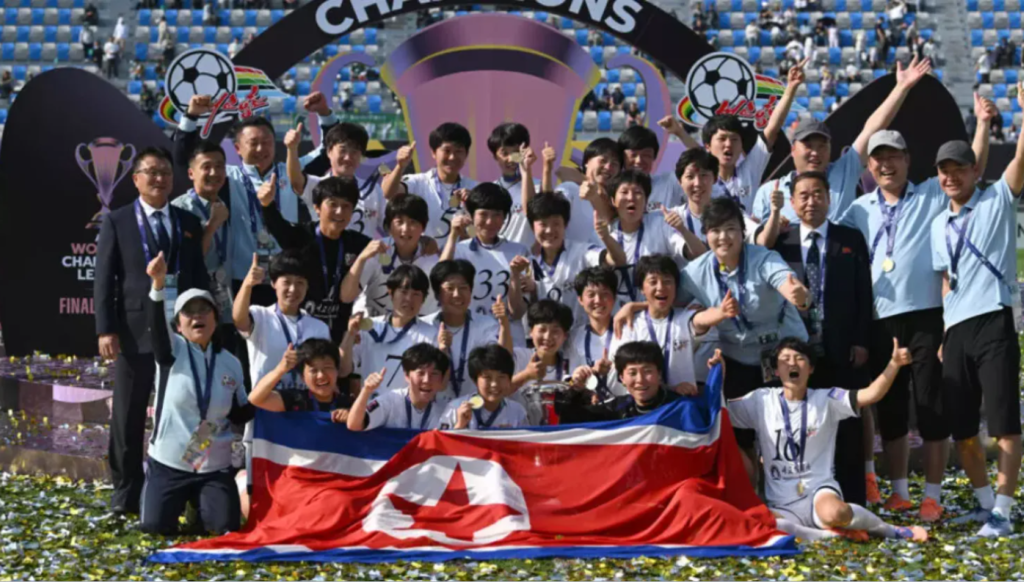North Korean Women’s Team Crowned Asian Club Champions in South Korea North Korean women Asian