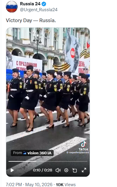 Russia’s Victory Day Parade Goes Viral With Stunning Military Display and Female Soldiers Russia’s Victory Day Parade Goes Viral With Stunning Military Display and Female Soldiers