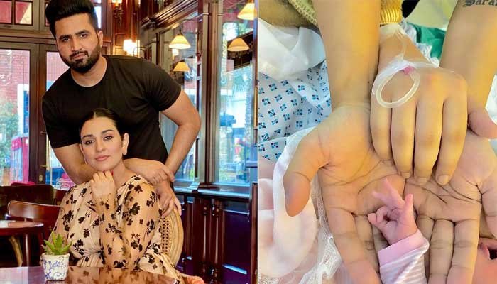 Sarah Khan and Falak Shabir Welcome Baby Girl, Name Her “Rania Falak” in Heartwarming Announcement
